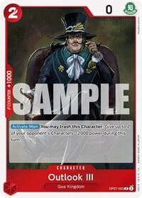 Outlook III - 500 Years in the Future - One Piece Card Game card