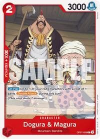 Dogura & Magura - 500 Years in the Future - One Piece Card Game card
