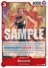Baccarat - 500 Years in the Future - One Piece Card Game card