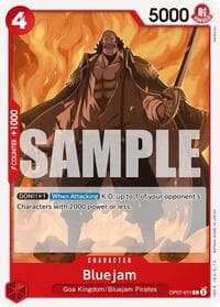 Bluejam - 500 Years in the Future - One Piece Card Game card