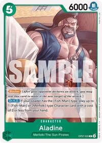 Aladine - 500 Years in the Future - One Piece Card Game card