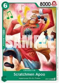 Scratchmen Apoo - 500 Years in the Future - One Piece Card Game card