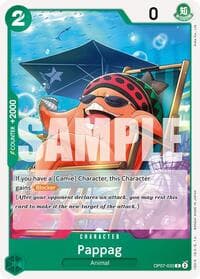 Pappag - 500 Years in the Future - One Piece Card Game card