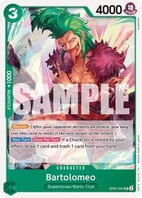 Bartolomeo - 500 Years in the Future - One Piece Card Game card