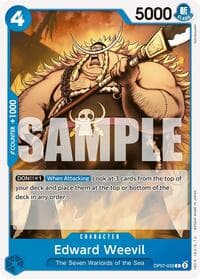 Edward Weevil - 500 Years in the Future - One Piece Card Game card