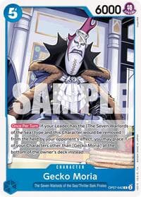 Gecko Moria (042) - 500 Years in the Future - One Piece Card Game card