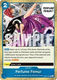 Perfume Femur - 500 Years in the Future - One Piece Card Game card