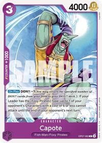 Capote - 500 Years in the Future - One Piece Card Game card