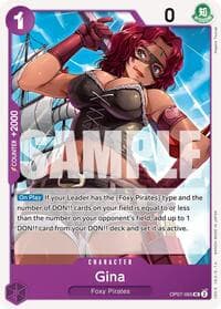 Gina - 500 Years in the Future - One Piece Card Game card