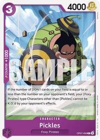 Pickles - 500 Years in the Future - One Piece Card Game card
