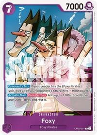 Foxy (071) - 500 Years in the Future - One Piece Card Game card