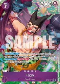 Foxy (071) (Parallel) - 500 Years in the Future - One Piece Card Game card