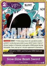 Slow-Slow Beam Sword - 500 Years in the Future - One Piece Card Game card