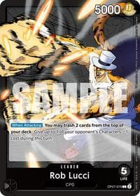 Rob Lucci (079) - 500 Years in the Future - One Piece Card Game card