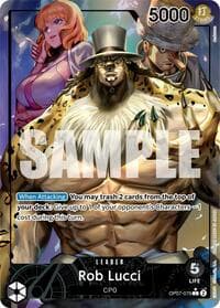Rob Lucci (079) (Parallel) - 500 Years in the Future - One Piece Card Game card