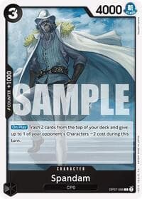 Spandam - 500 Years in the Future - One Piece Card Game card