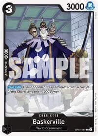 Baskerville - 500 Years in the Future - One Piece Card Game card