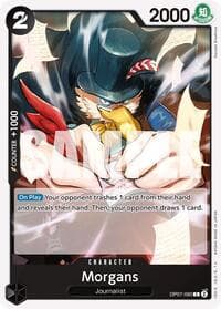 Morgans - 500 Years in the Future - One Piece Card Game card
