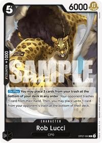 Rob Lucci (093) - 500 Years in the Future - One Piece Card Game card