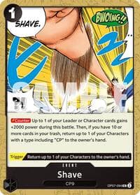 Shave - 500 Years in the Future - One Piece Card Game card