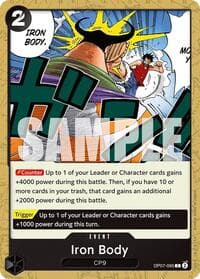 Iron Body - 500 Years in the Future - One Piece Card Game card