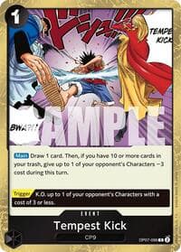 Tempest Kick - 500 Years in the Future - One Piece Card Game card