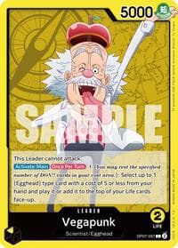 Vegapunk - 500 Years in the Future - One Piece Card Game card