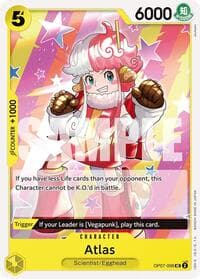 Atlas - 500 Years in the Future - One Piece Card Game card