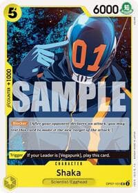 Shaka - 500 Years in the Future - One Piece Card Game card
