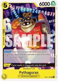 Pythagoras - 500 Years in the Future - One Piece Card Game card
