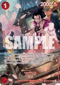 Izo (SP) - 500 Years in the Future - One Piece Card Game card