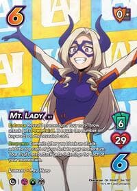 Mt. Lady - UniVersus: My Hero Academia: Girl Power - UniVersus card