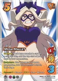 Mesa Mallet - UniVersus: My Hero Academia: Girl Power - UniVersus card