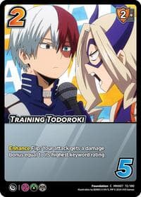 Training Todoroki - UniVersus: My Hero Academia: Girl Power - UniVersus card