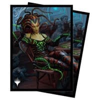 Outlaws of Thunder Junction Vraska, the Silencer Standard Deck Protector Sleeves for Magic (100-pack) - Ultra Pro Card Sleeves - Card Sleeves card