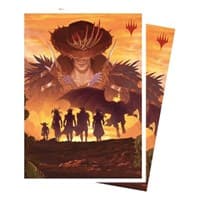 Outlaws of Thunder Junction Gang Silhouette APEX Deck Protector Sleeves for Magic (105-pack) - Ultra Pro Card Sleeves - Card Sleeves card