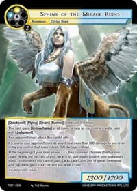 Sphinx of the Mirage Ruins - Starter Deck: Lehen - Force of Will card