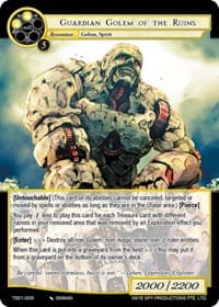 Guardian Golem of the Ruins - Starter Deck: Lehen - Force of Will card