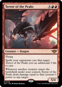 Terror of the Peaks - Promo Pack: Outlaws of Thunder Junction - Magic: The Gathering card