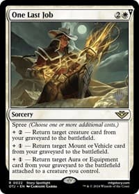 One Last Job - Promo Pack: Outlaws of Thunder Junction - Magic: The Gathering card