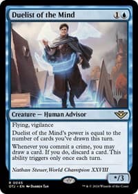 Duelist of the Mind - Promo Pack: Outlaws of Thunder Junction - Magic: The Gathering card