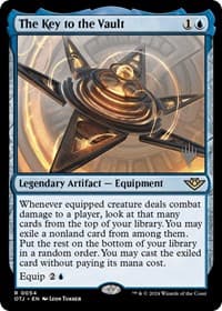 The Key to the Vault - Promo Pack: Outlaws of Thunder Junction - Magic: The Gathering card