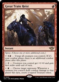 Great Train Heist - Promo Pack: Outlaws of Thunder Junction - Magic: The Gathering card