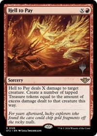 Hell to Pay - Promo Pack: Outlaws of Thunder Junction - Magic: The Gathering card