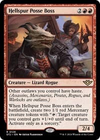 Hellspur Posse Boss - Promo Pack: Outlaws of Thunder Junction - Magic: The Gathering card