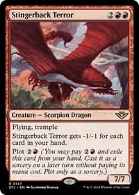 Stingerback Terror - Promo Pack: Outlaws of Thunder Junction - Magic: The Gathering card