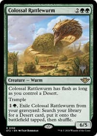 Colossal Rattlewurm - Promo Pack: Outlaws of Thunder Junction - Magic: The Gathering card