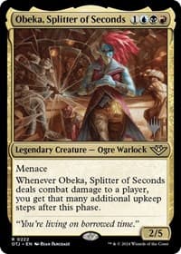 Obeka, Splitter of Seconds - Promo Pack: Outlaws of Thunder Junction - Magic: The Gathering card