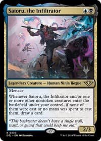 Satoru, the Infiltrator - Promo Pack: Outlaws of Thunder Junction - Magic: The Gathering card