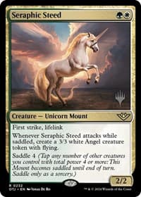 Seraphic Steed - Promo Pack: Outlaws of Thunder Junction - Magic: The Gathering card